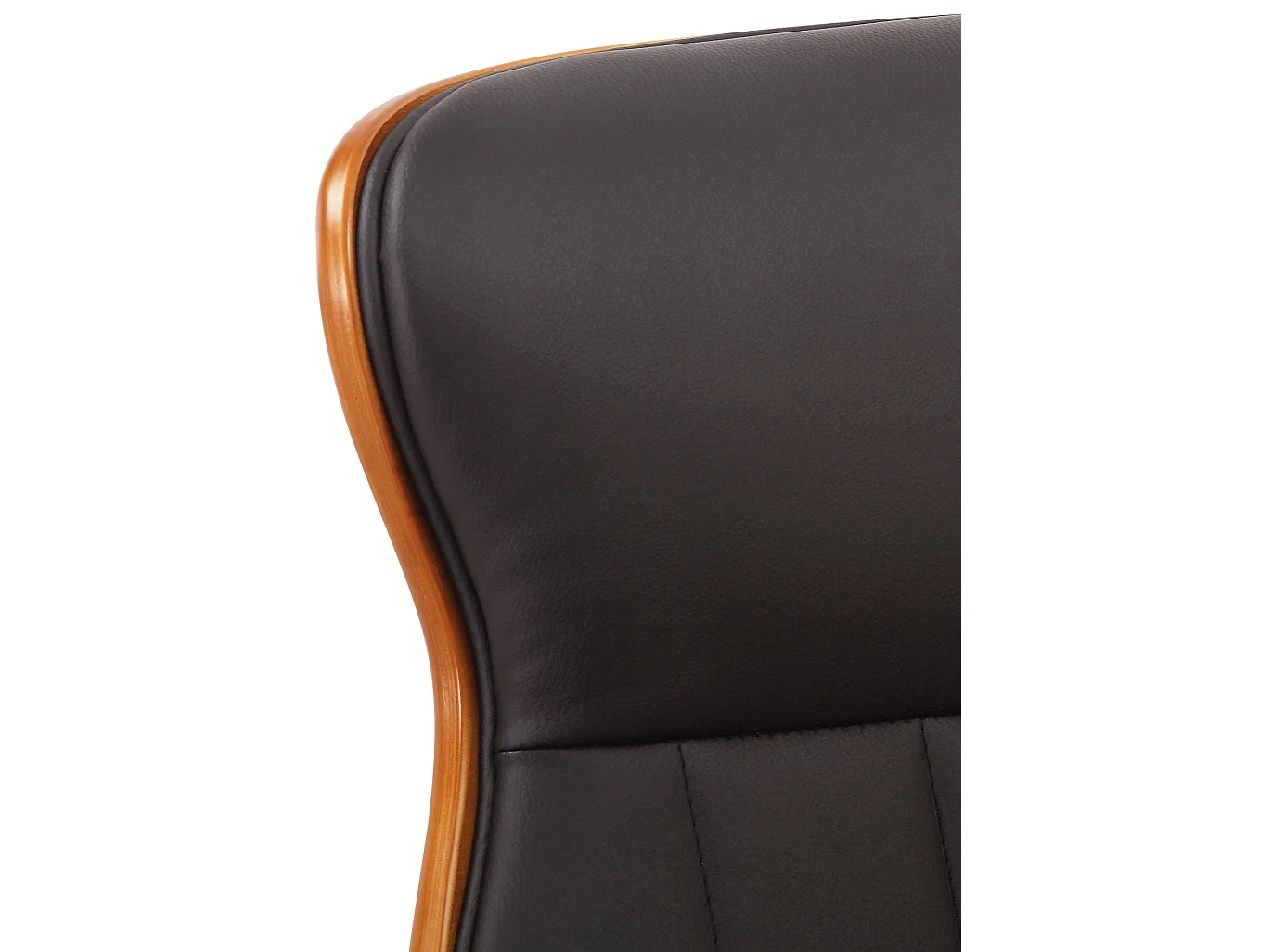 Chaise de bureau - Similicuir & Nature - Noyer / Marron - Melilla