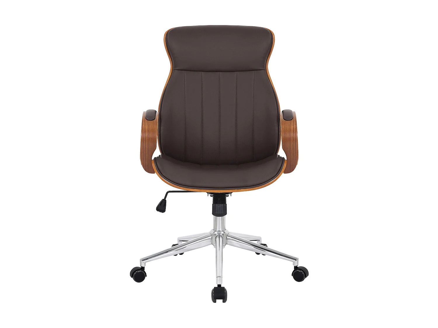 Bürostuhl - Kunstleder - walnuss/braun - Melilla