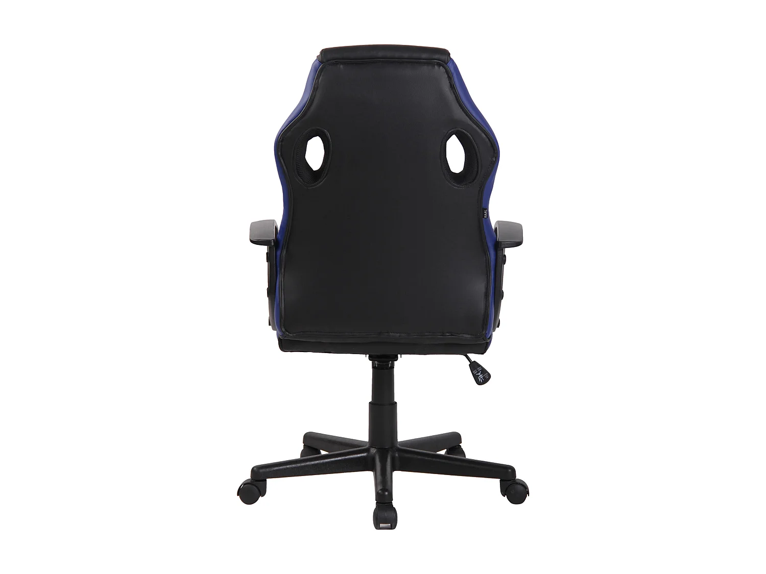 Chaise de bureau - Tissu & Plastique - Noir / Bleu - Glendale