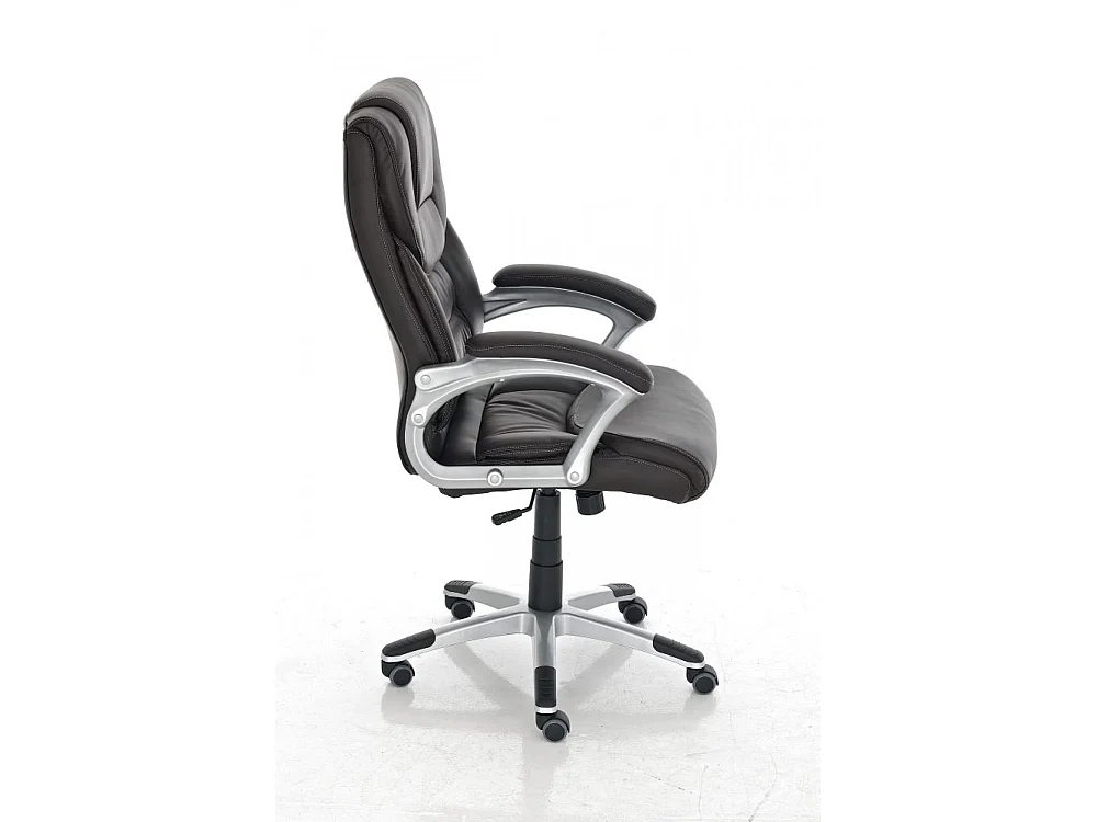 Chaise de bureau - Similicuir & Plastique - Marron - Texas