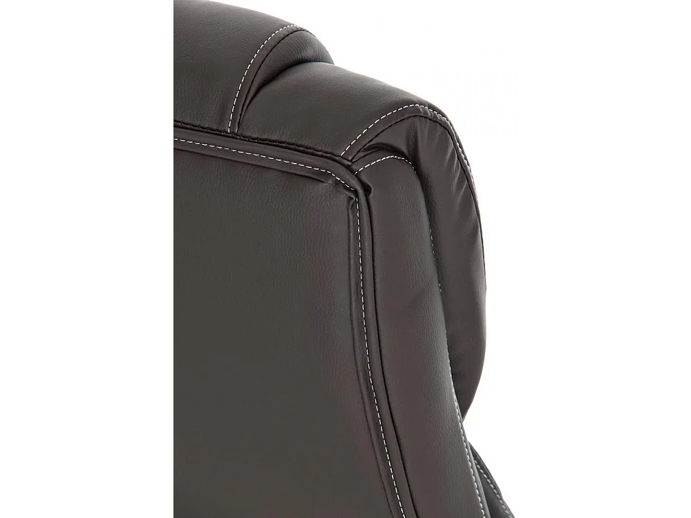 Chaise de bureau - Similicuir & Plastique - Marron - Texas