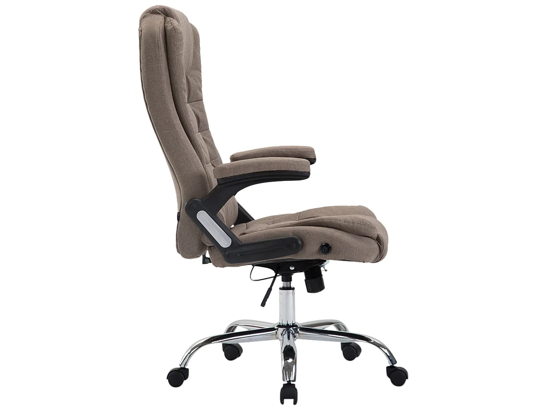 Chaise de bureau - Tissu & Nature - Taupe - Thor