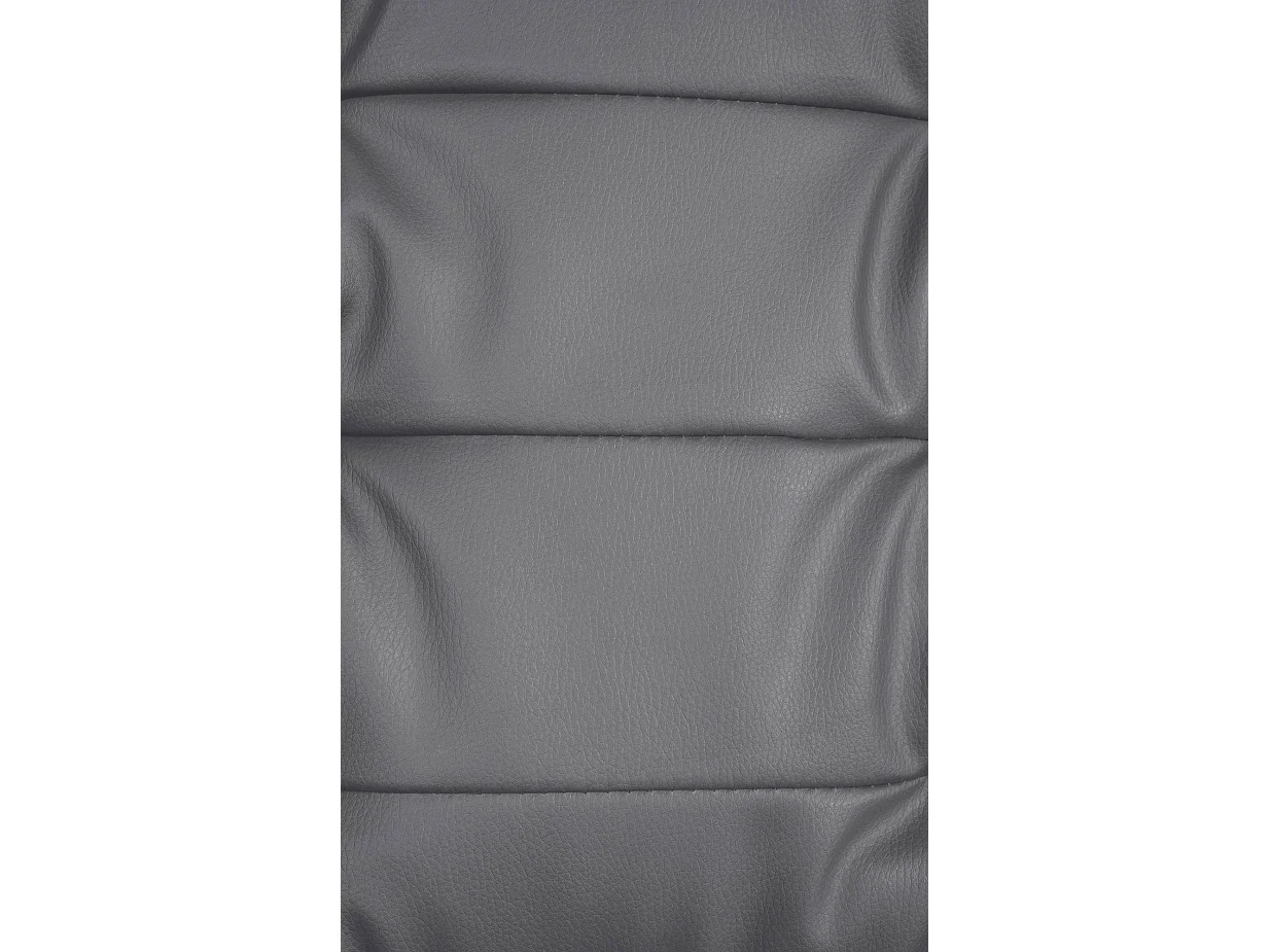 Chaise de bureau - Similicuir - Gris - Oxygen