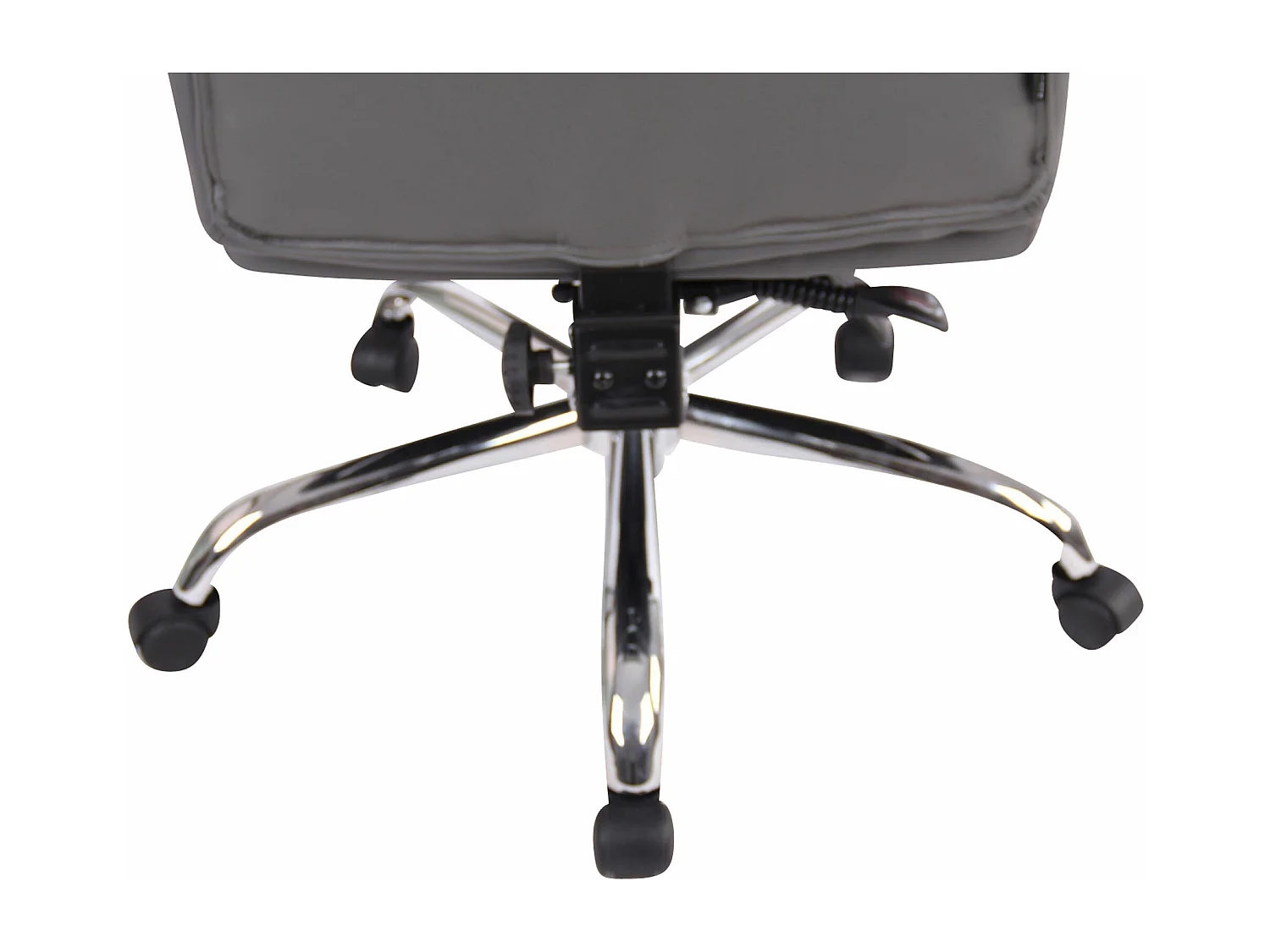 Chaise de bureau - Similicuir - Gris - Oxygen