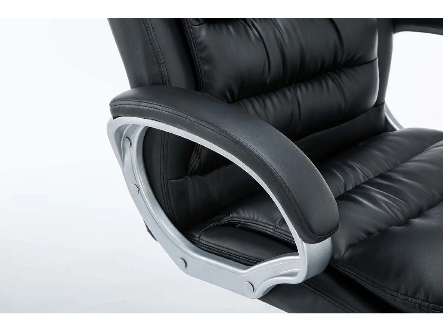 Chaise de bureau - Similicuir - Noir - XXL Vancouver