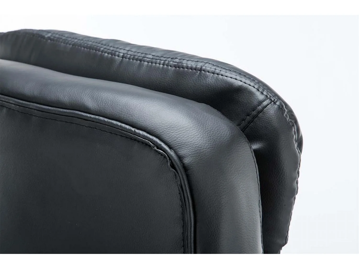 Chaise de bureau - Similicuir - Noir - XXL Vancouver