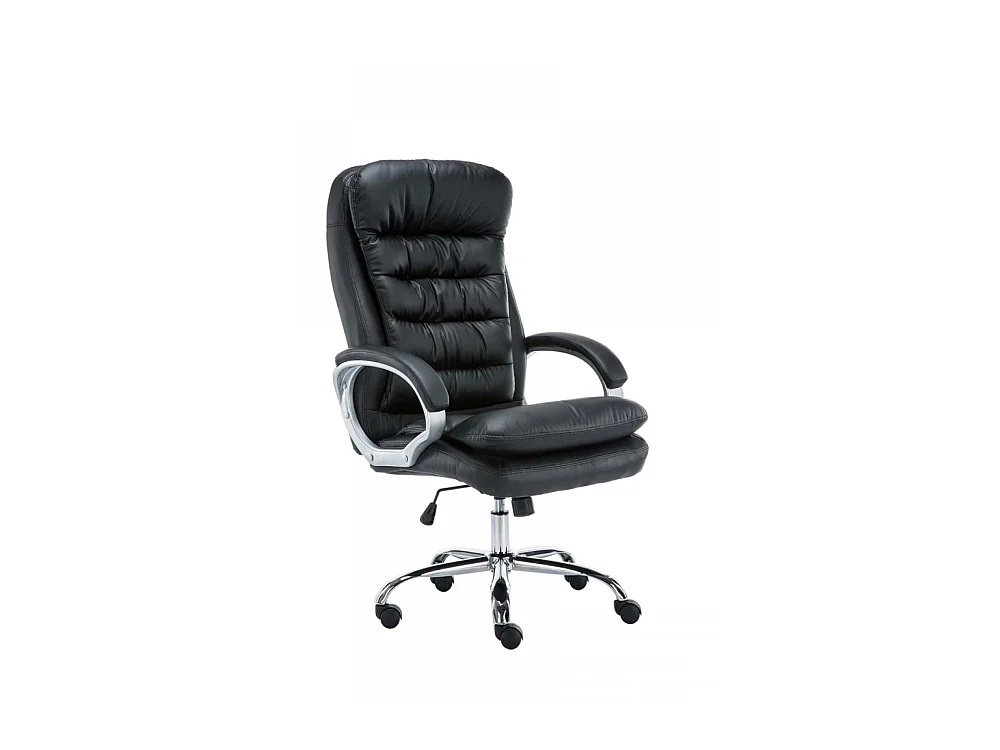 Chaise de bureau - Similicuir - Noir - XXL Vancouver