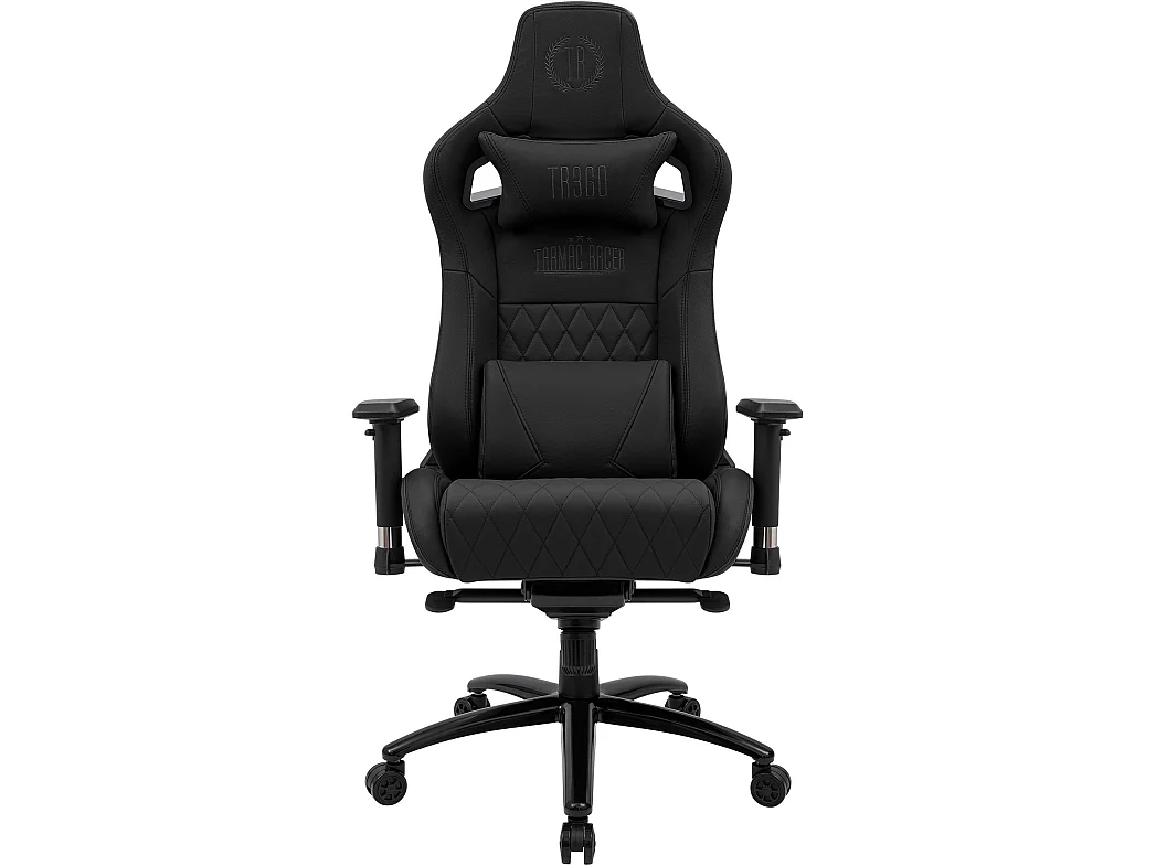 Chaise de bureau - Véritable cuir & Antique - Noir - Keren