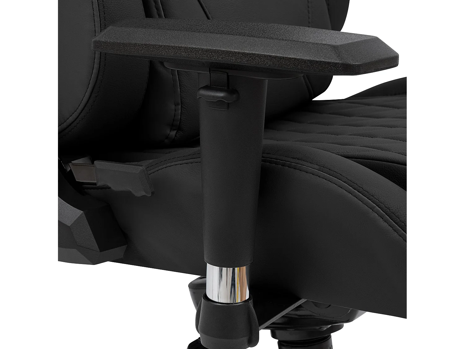 Chaise de bureau - Véritable cuir & Antique - Noir - Keren