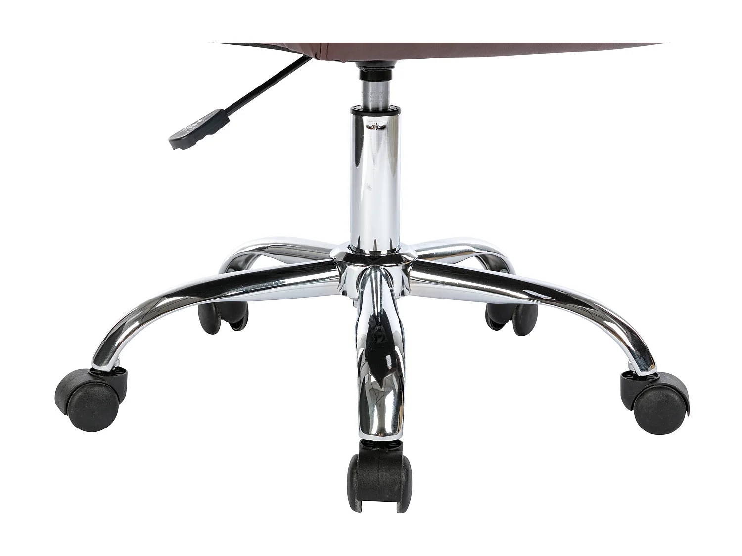 Chaise de bureau - Similicuir & Métal chromé - Bordeaux - Deli PRO