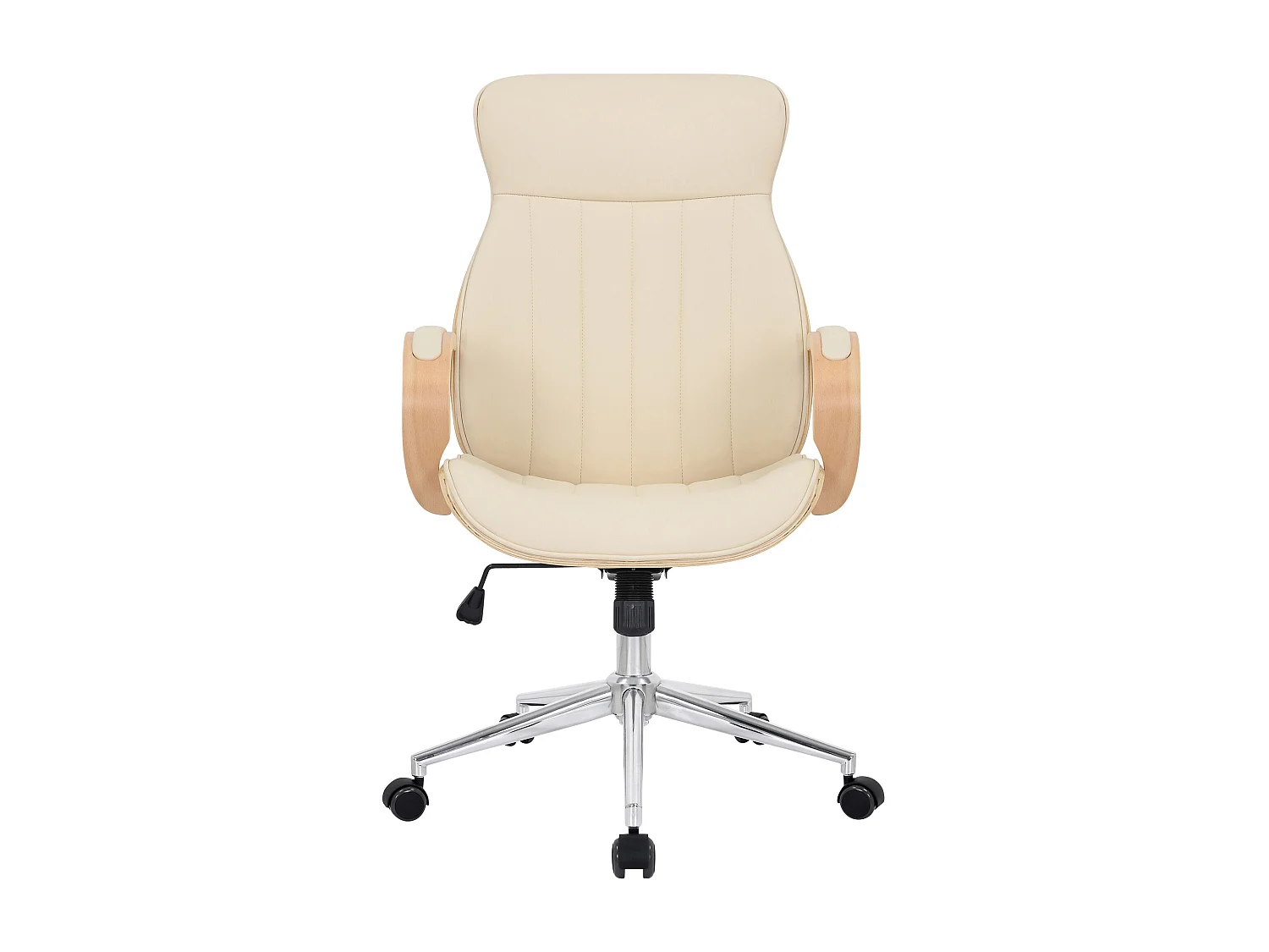 Chaise de bureau - Similicuir & Nature - Nature / Crème - Melilla