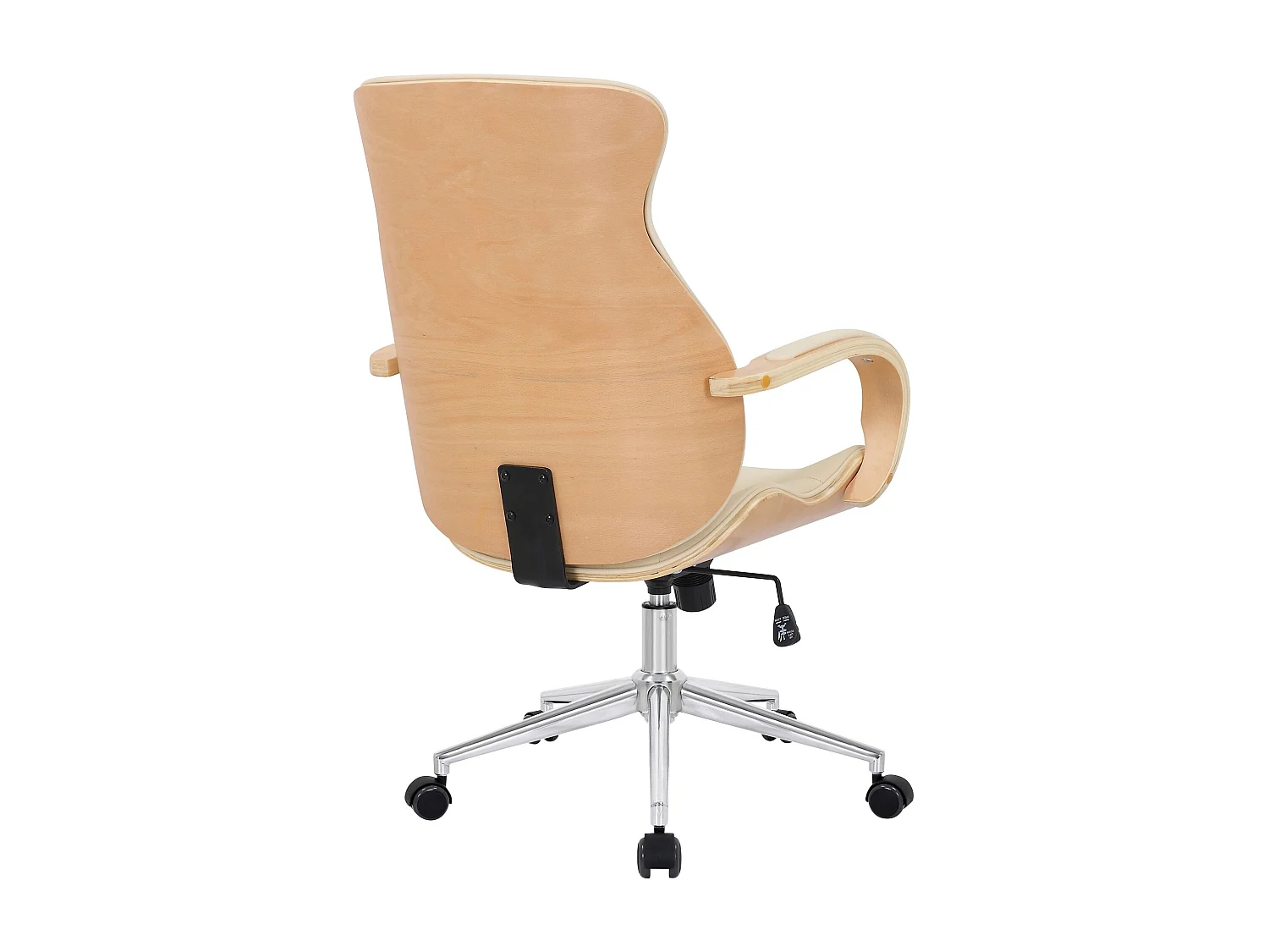 Chaise de bureau - Similicuir & Nature - Nature / Crème - Melilla