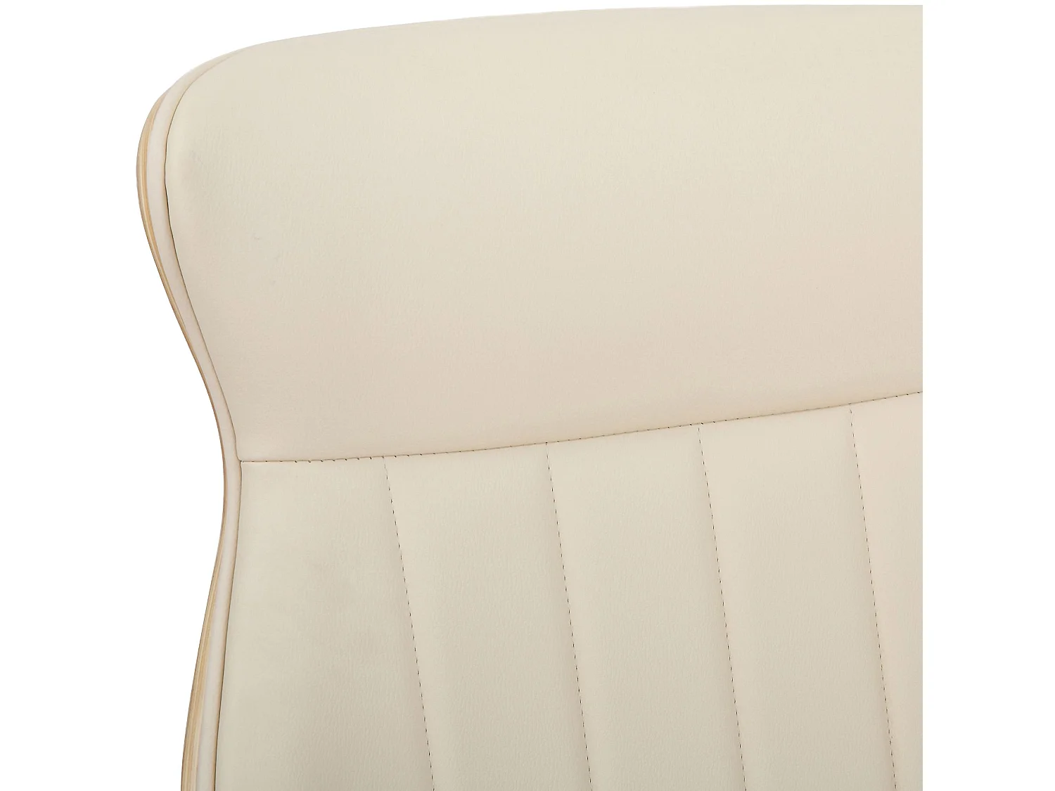 Bürostuhl - Kunstleder & schwarz - natura/creme - Melilla