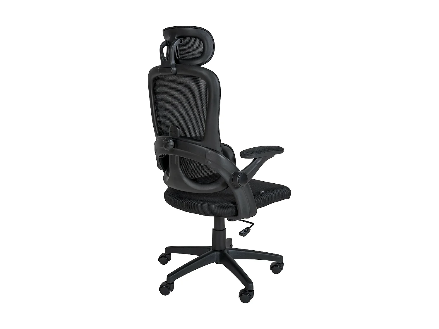 Chaise de bureau - Microfibre - Noir - Garston