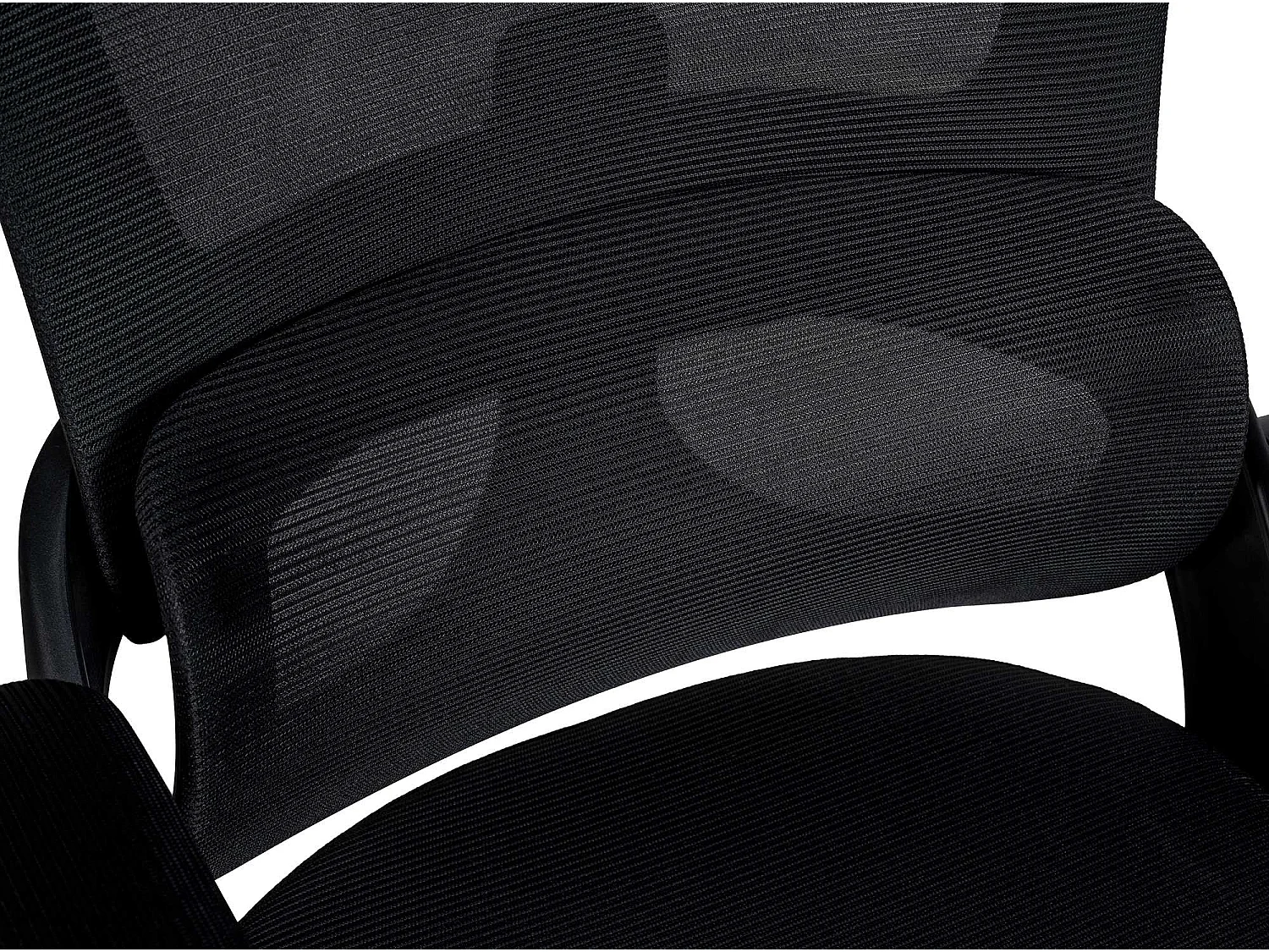 Chaise de bureau - Microfibre - Noir - Garston