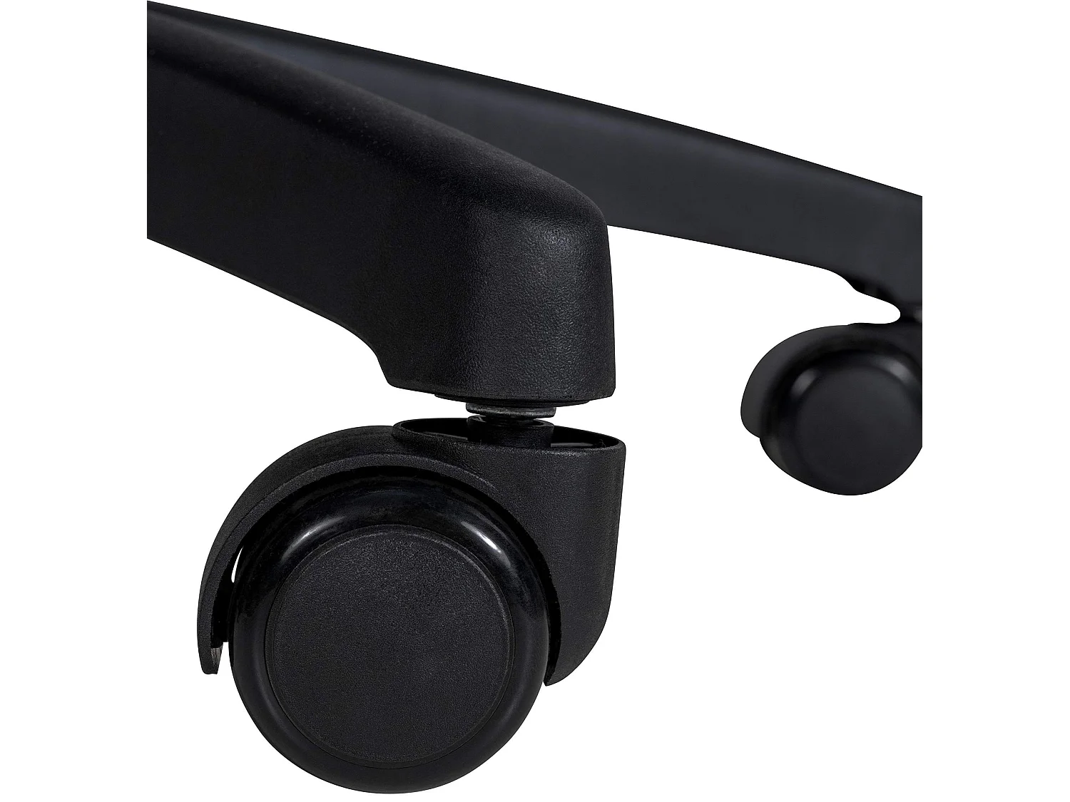 Chaise de bureau - Microfibre - Noir - Garston