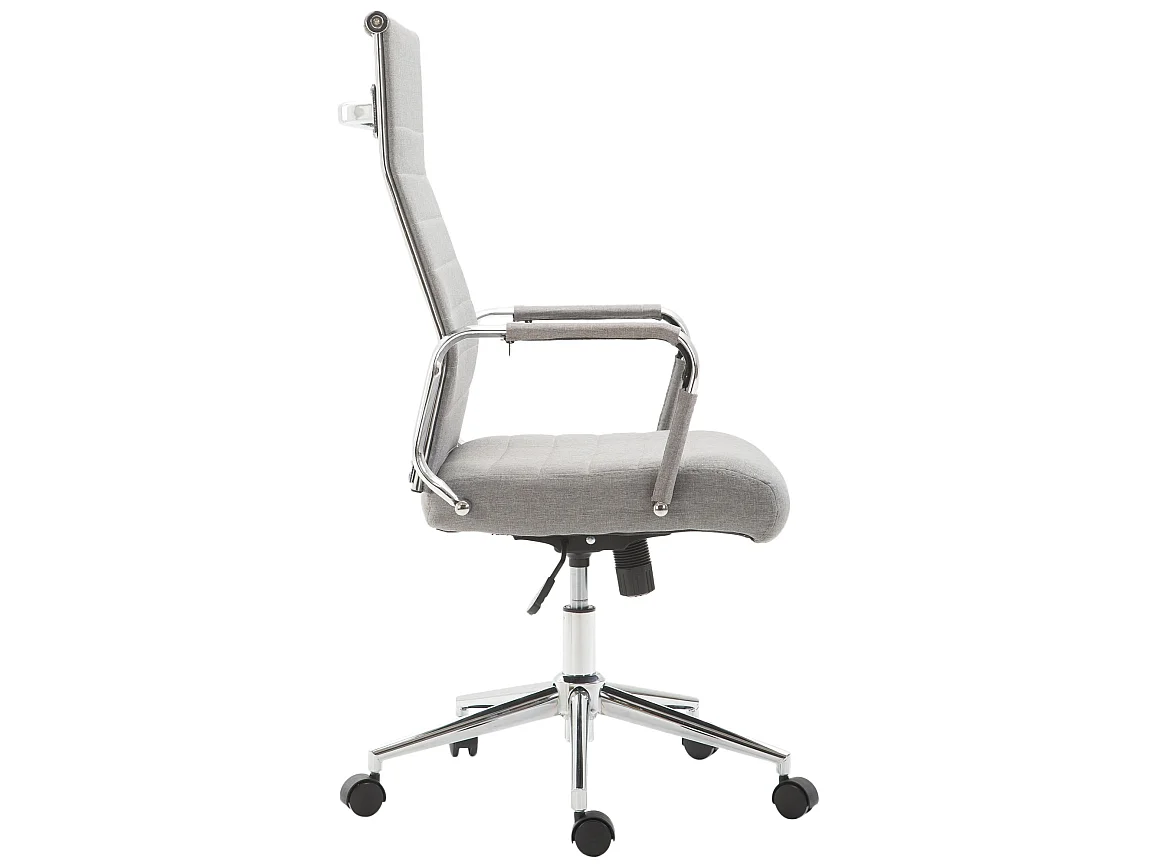 Chaise de bureau - Tissu & Nature - Gris - Kolumbus