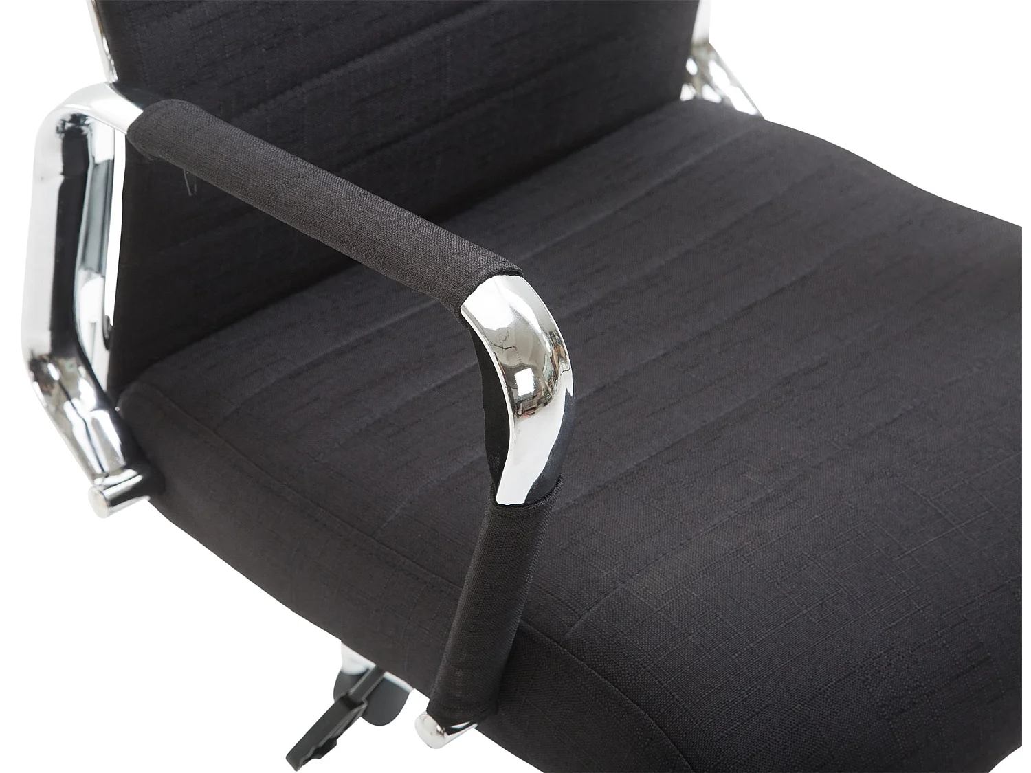 Chaise de bureau - Tissu & Nature - Noir - Kolumbus