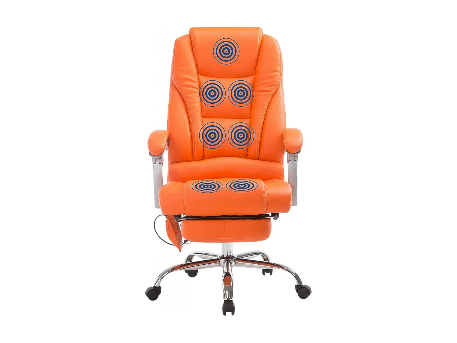 Chaise de bureau - Similicuir & Nature - Orange - Pacific