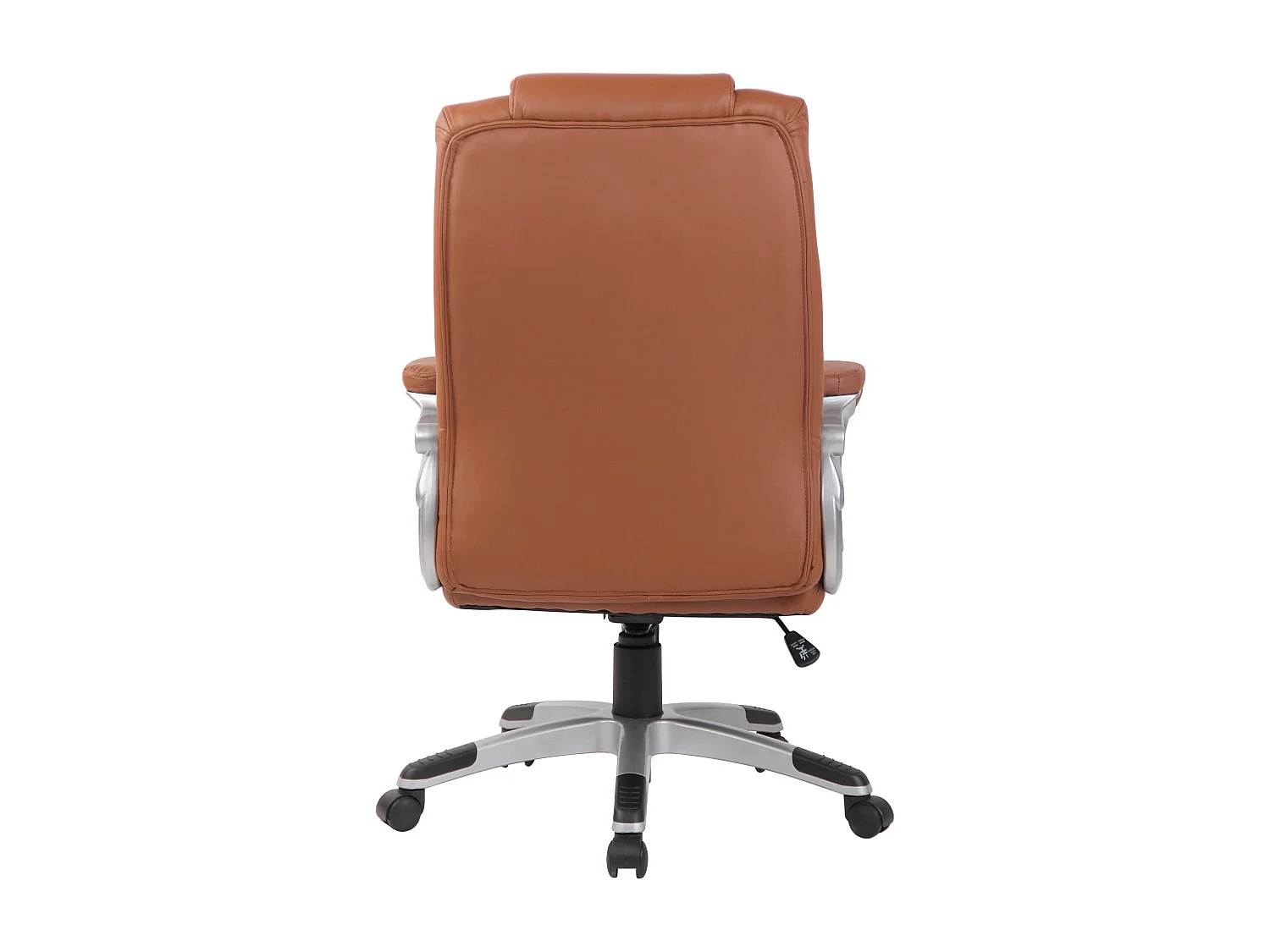 Cadeira de escritório em imitação de pele Texas V2 marrom claro