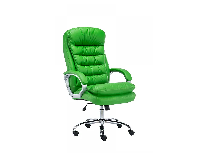 Chaise de bureau - Similicuir - Vert - XXL Vancouver
