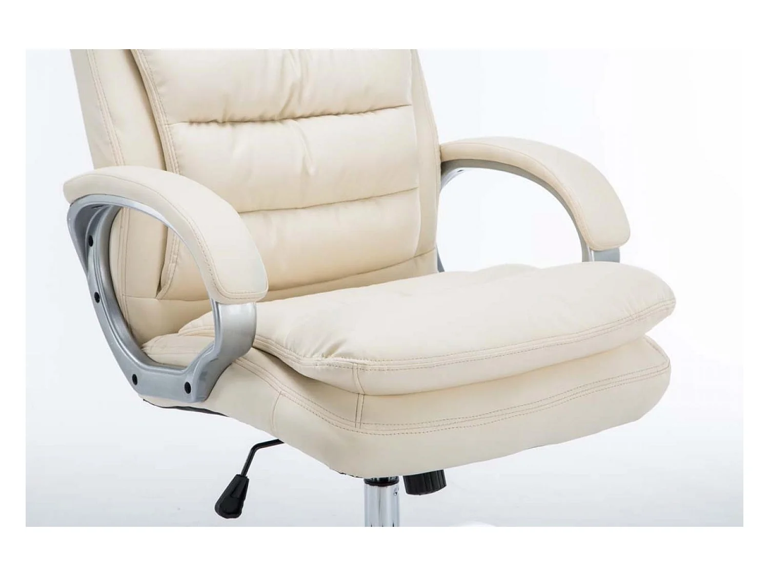 Bürosessel - Kunstleder - creme - XXL Vancouver
