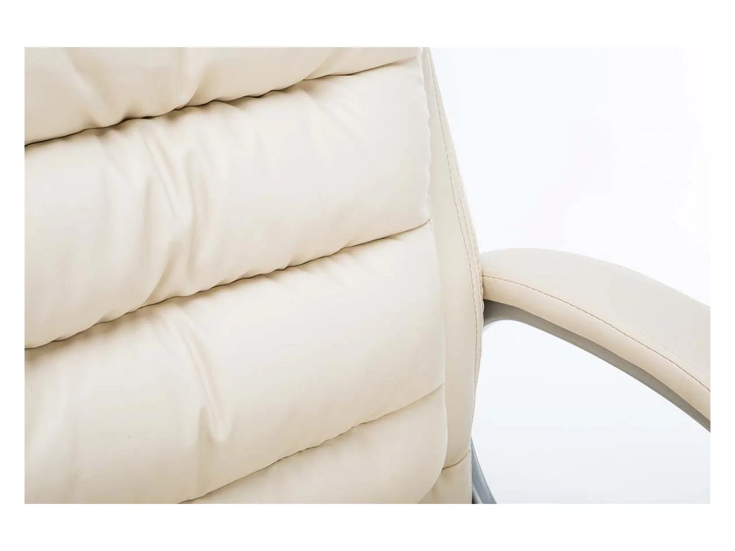 Bürosessel - Kunstleder - creme - XXL Vancouver