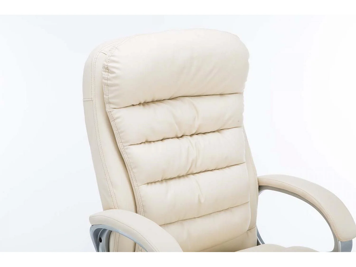 Chaise de bureau - Similicuir - Crème - XXL Vancouver