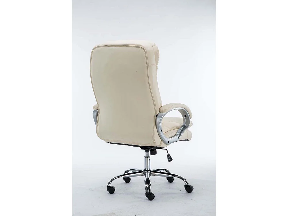 Chaise de bureau - Similicuir - Crème - XXL Vancouver