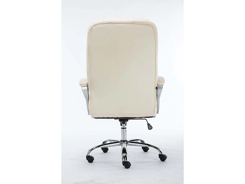 Chaise de bureau - Similicuir - Crème - XXL Vancouver