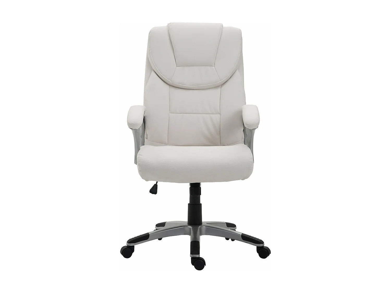 Chaise de bureau - Similicuir & Nature - Blanc - Texas V2