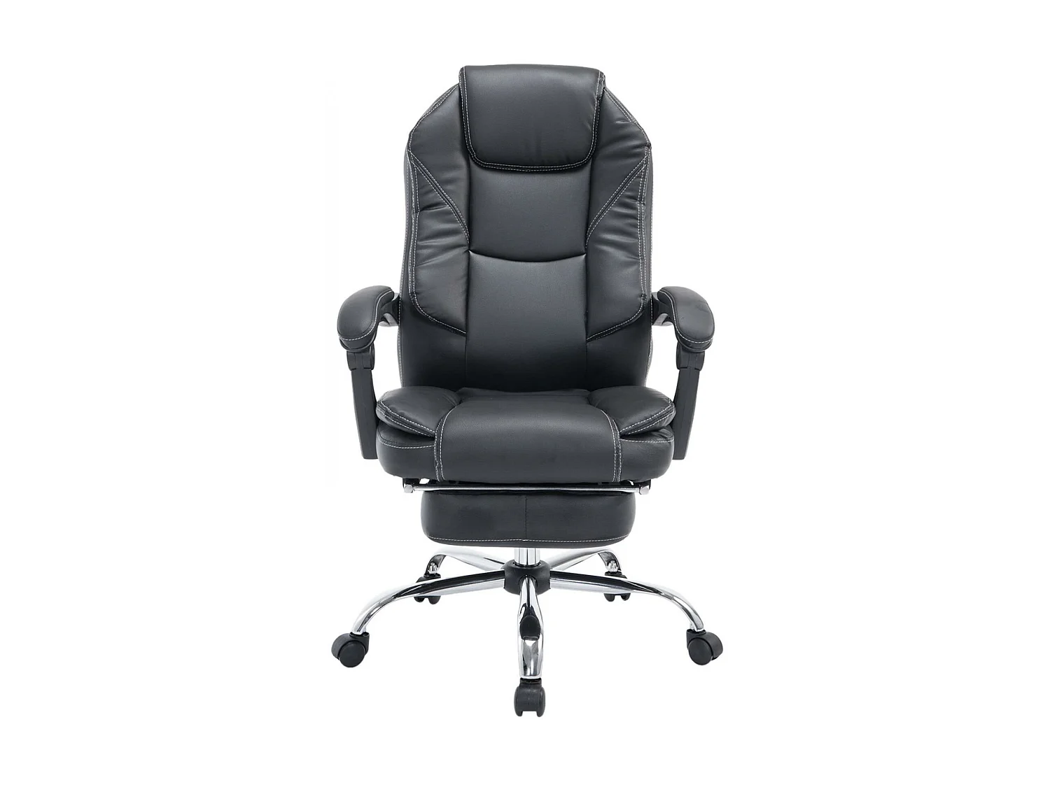 Chaise de bureau - Similicuir & Nature - Noir - Castle