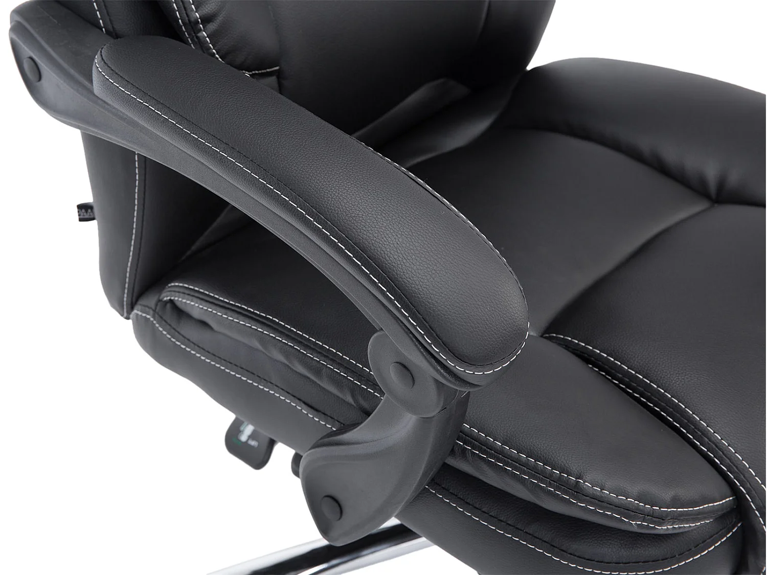 Chaise de bureau - Similicuir & Nature - Noir - Castle