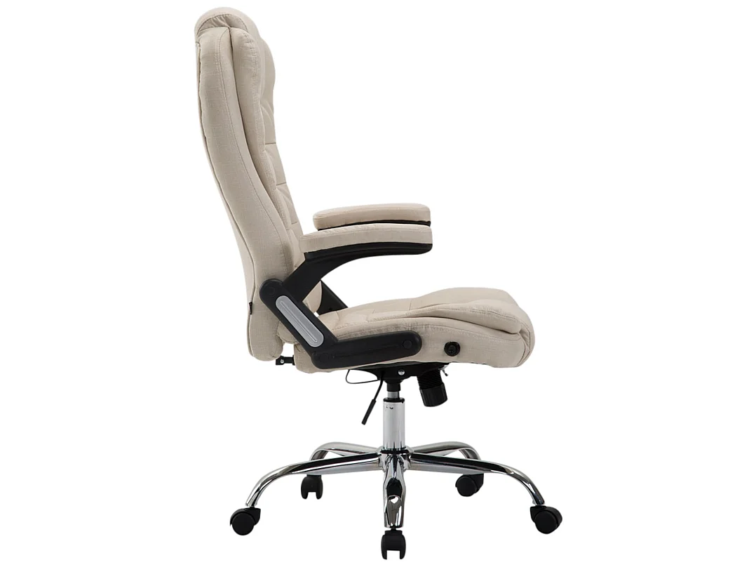 Chaise de bureau - Tissu & Nature - Crème - Thor