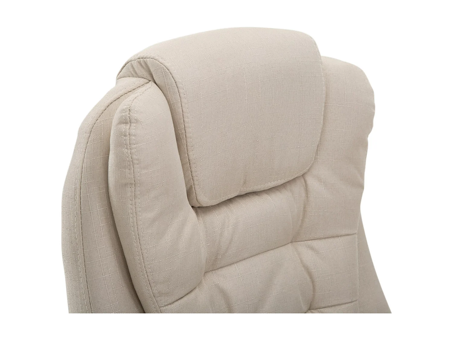 Chaise de bureau - Tissu & Nature - Crème - Thor