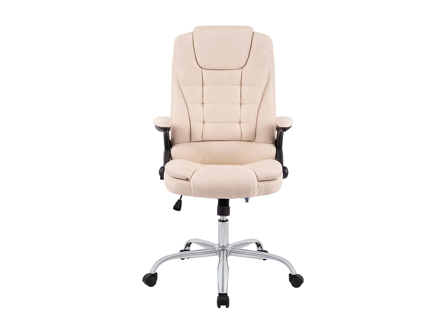 Chaise de bureau - Tissu - Crème - Thor