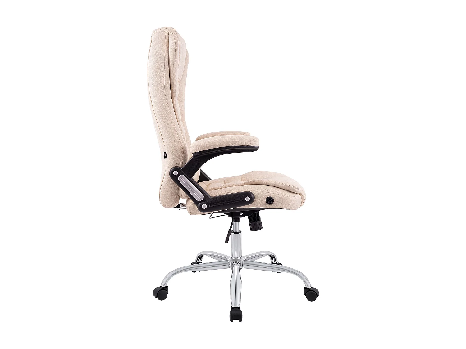 Chaise de bureau - Tissu - Crème - Thor