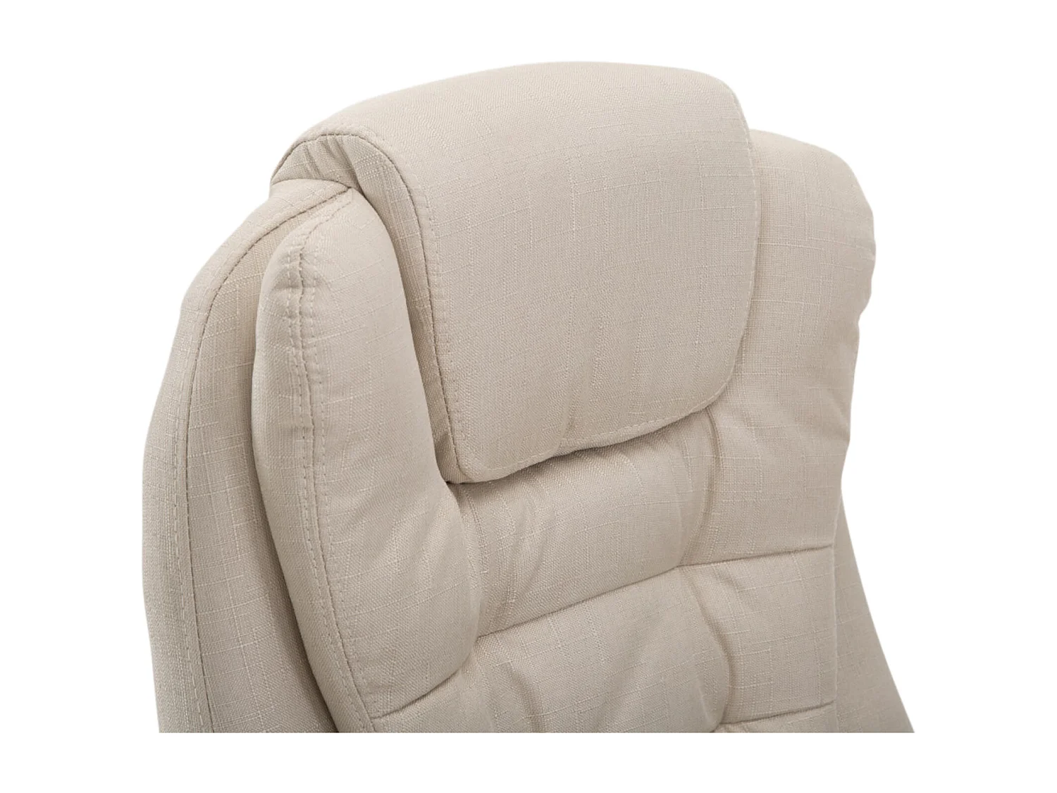 Chaise de bureau - Tissu - Crème - Thor