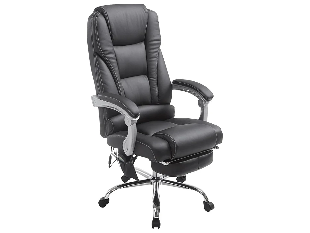 Chaise de bureau - Similicuir & Nature - Noir - Pacific