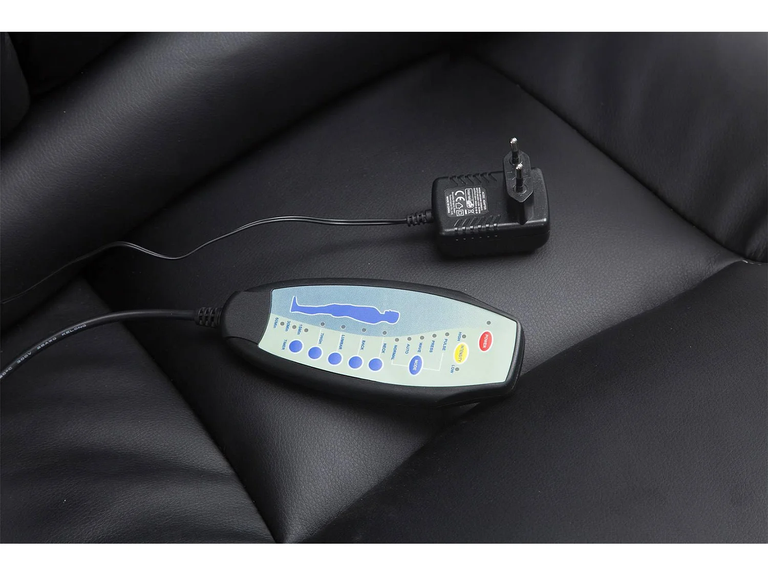 Chaise de bureau - Similicuir & Nature - Noir - Pacific