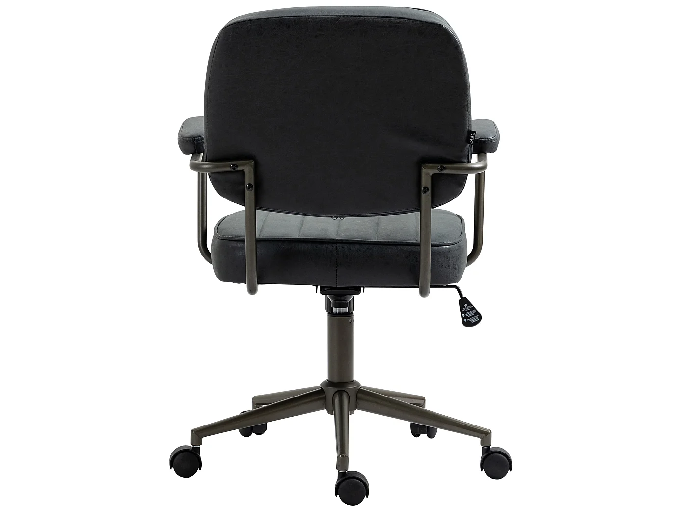 Bürostuhl - Kunstleder - antik schwarz - Natrona