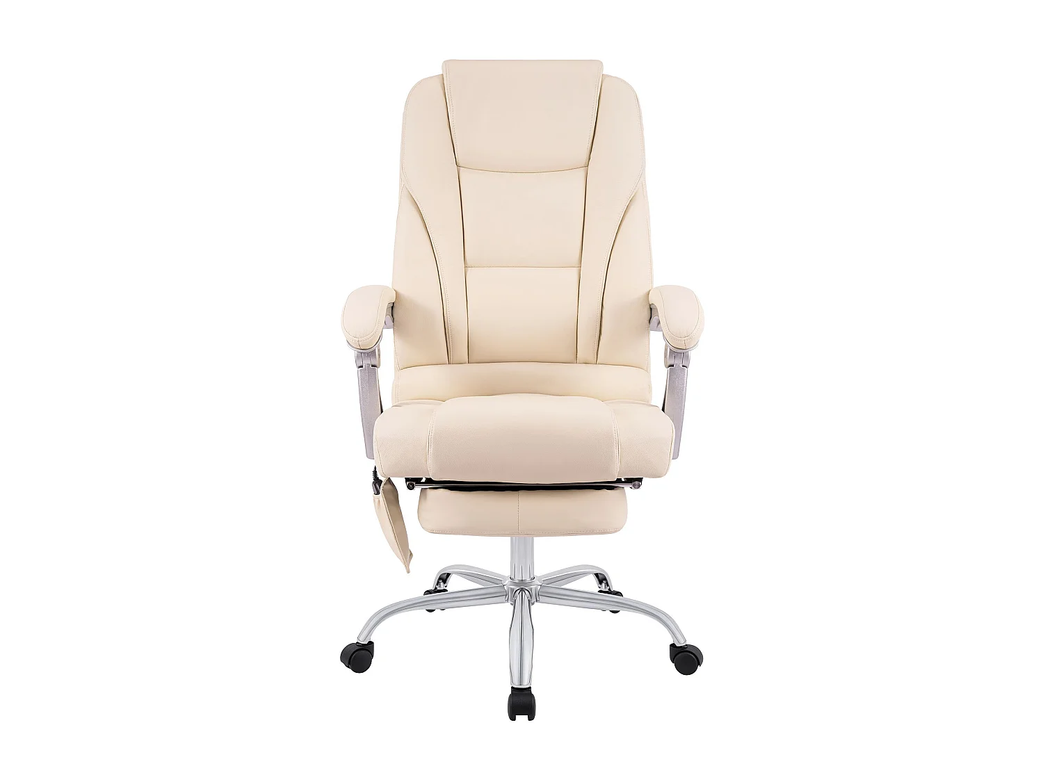 Bürosessel - Echtleder - creme - Pacific