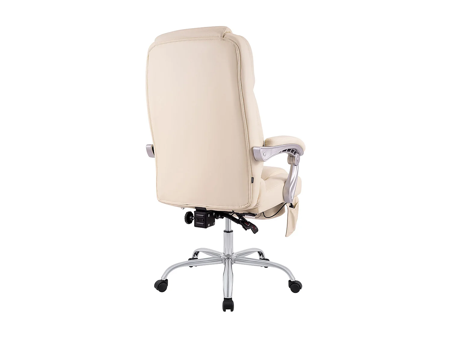 Bürosessel - Echtleder - creme - Pacific