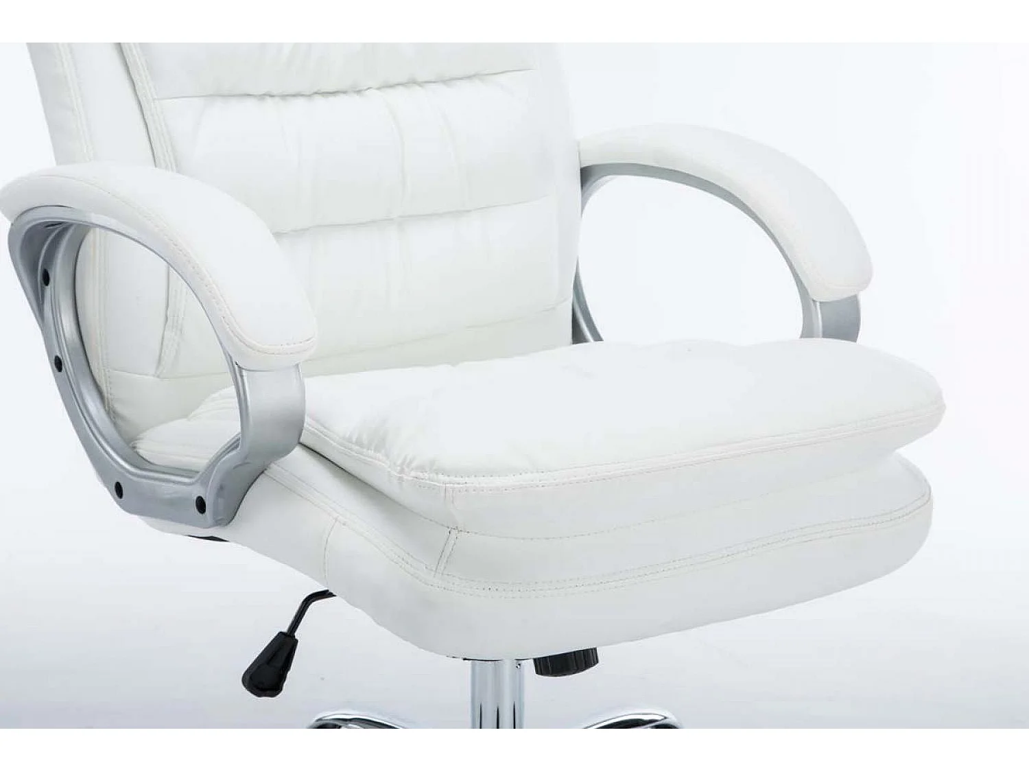 Chaise de bureau - Similicuir - Blanc - XXL Vancouver