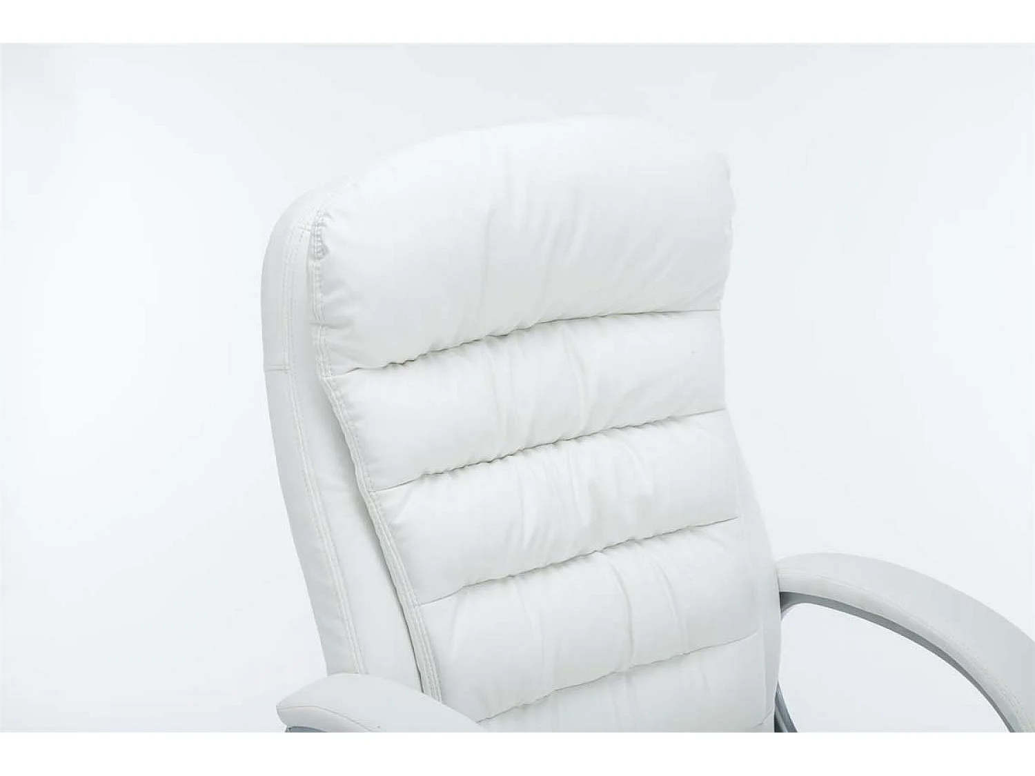 Chaise de bureau - Similicuir - Blanc - XXL Vancouver
