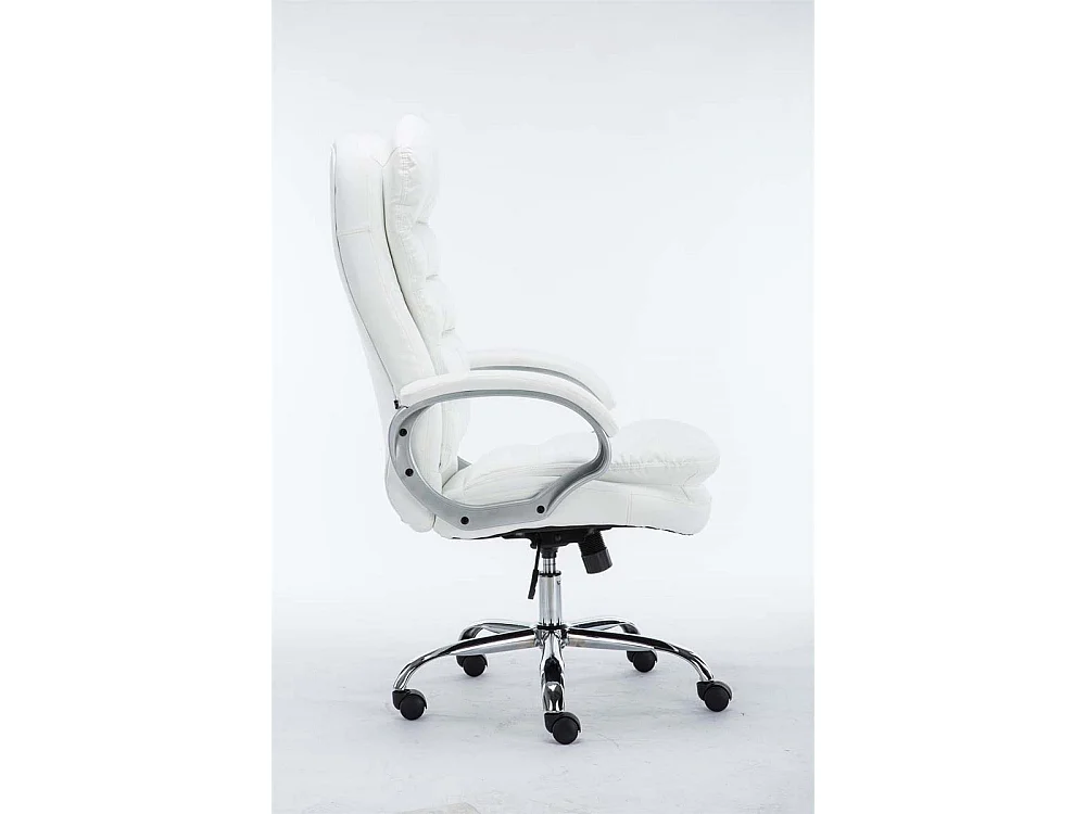 Chaise de bureau - Similicuir - Blanc - XXL Vancouver