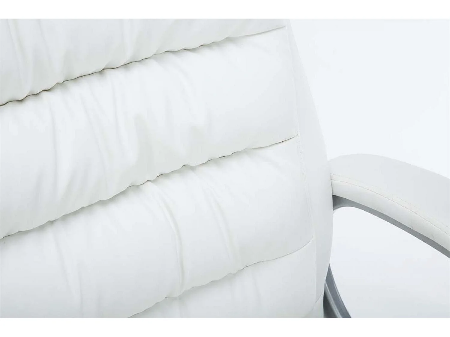 Chaise de bureau - Similicuir - Blanc - XXL Vancouver