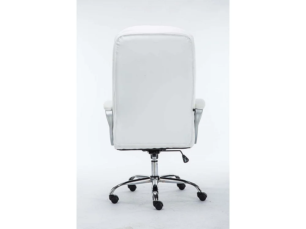 Chaise de bureau - Similicuir - Blanc - XXL Vancouver