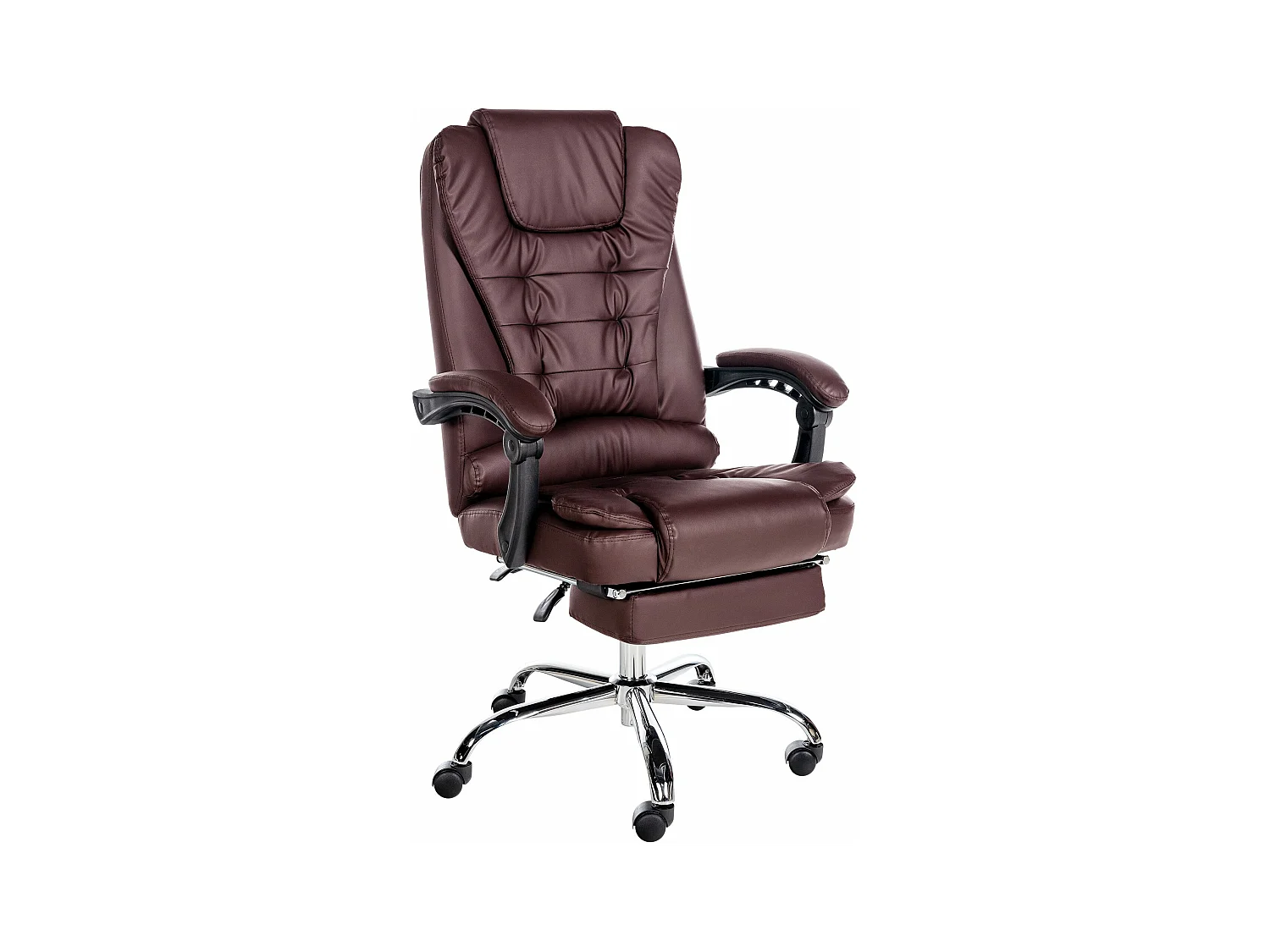 Chaise de bureau - Similicuir - Bordeaux - Oxygen