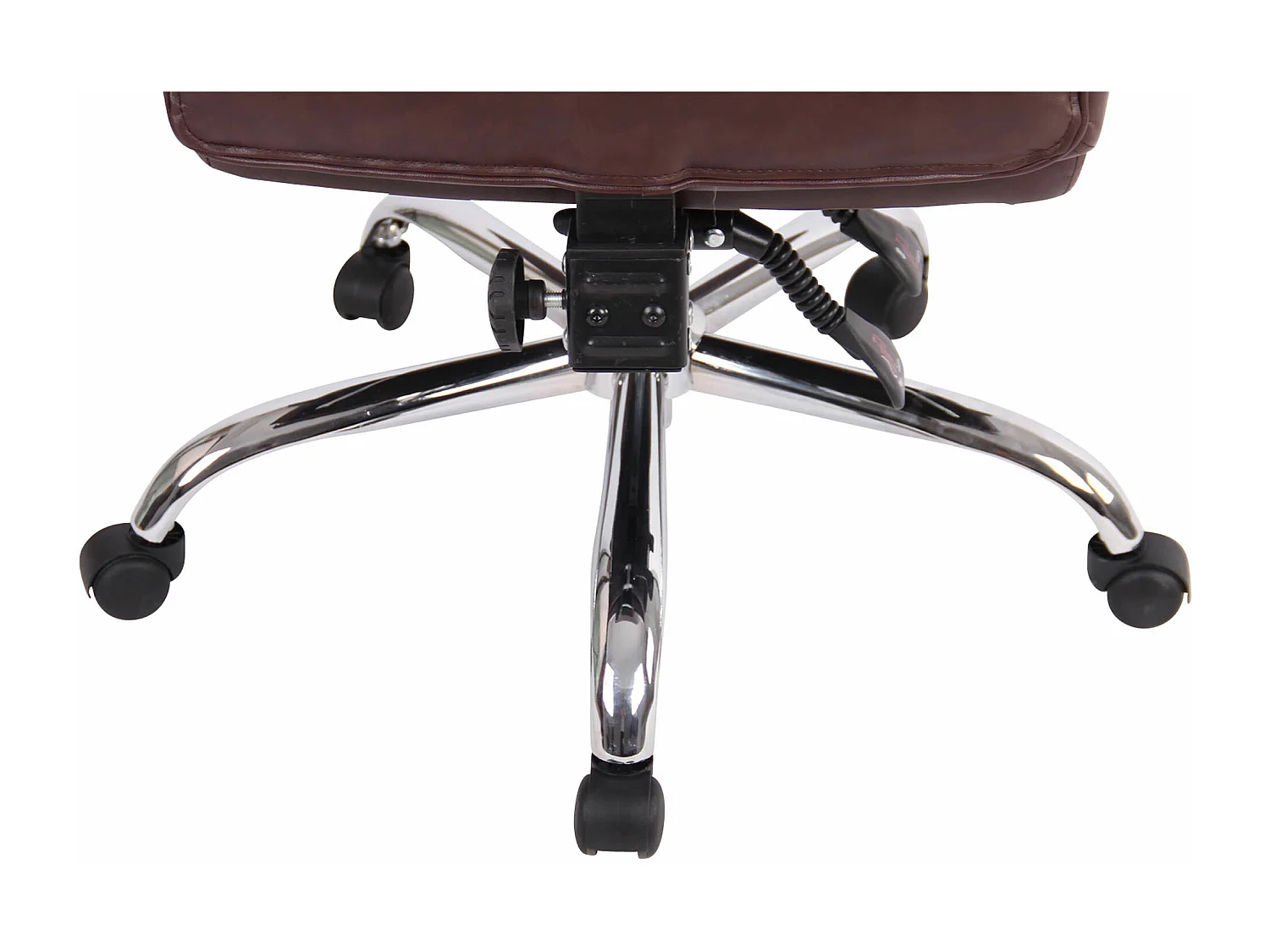 Chaise de bureau - Similicuir - Bordeaux - Oxygen